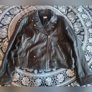 Leather Moto Jacket
